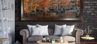 "Calm Waters" framed and shown