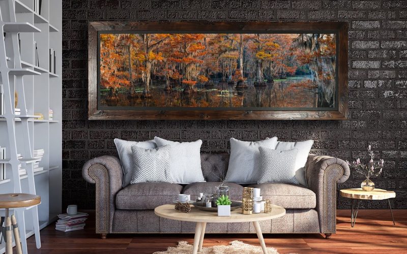 "Calm Waters" framed and shown